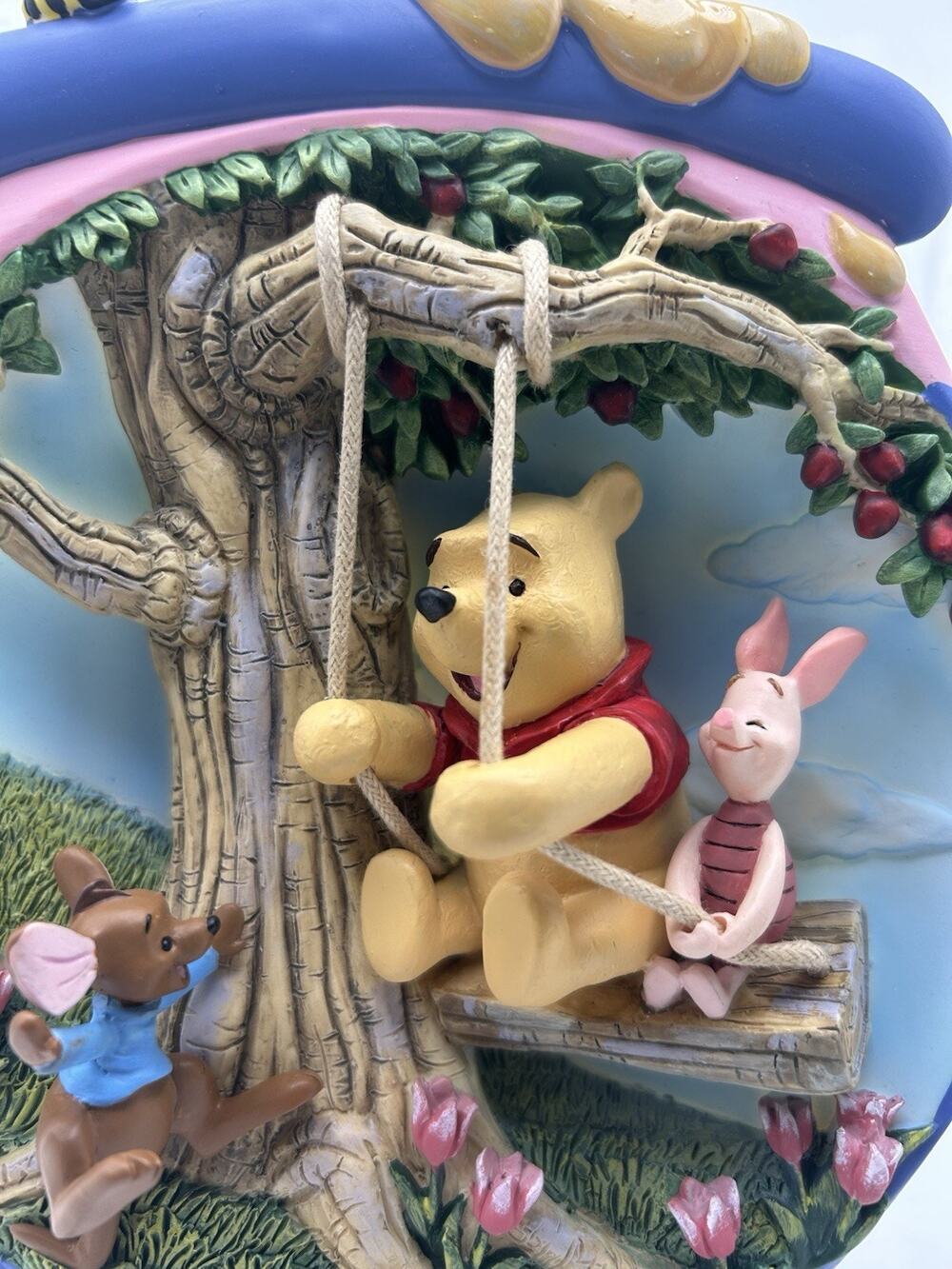 1995 Adorable Disney/Bradford Winnie The Pooh-Silly Old Bear 3D Collector Plate